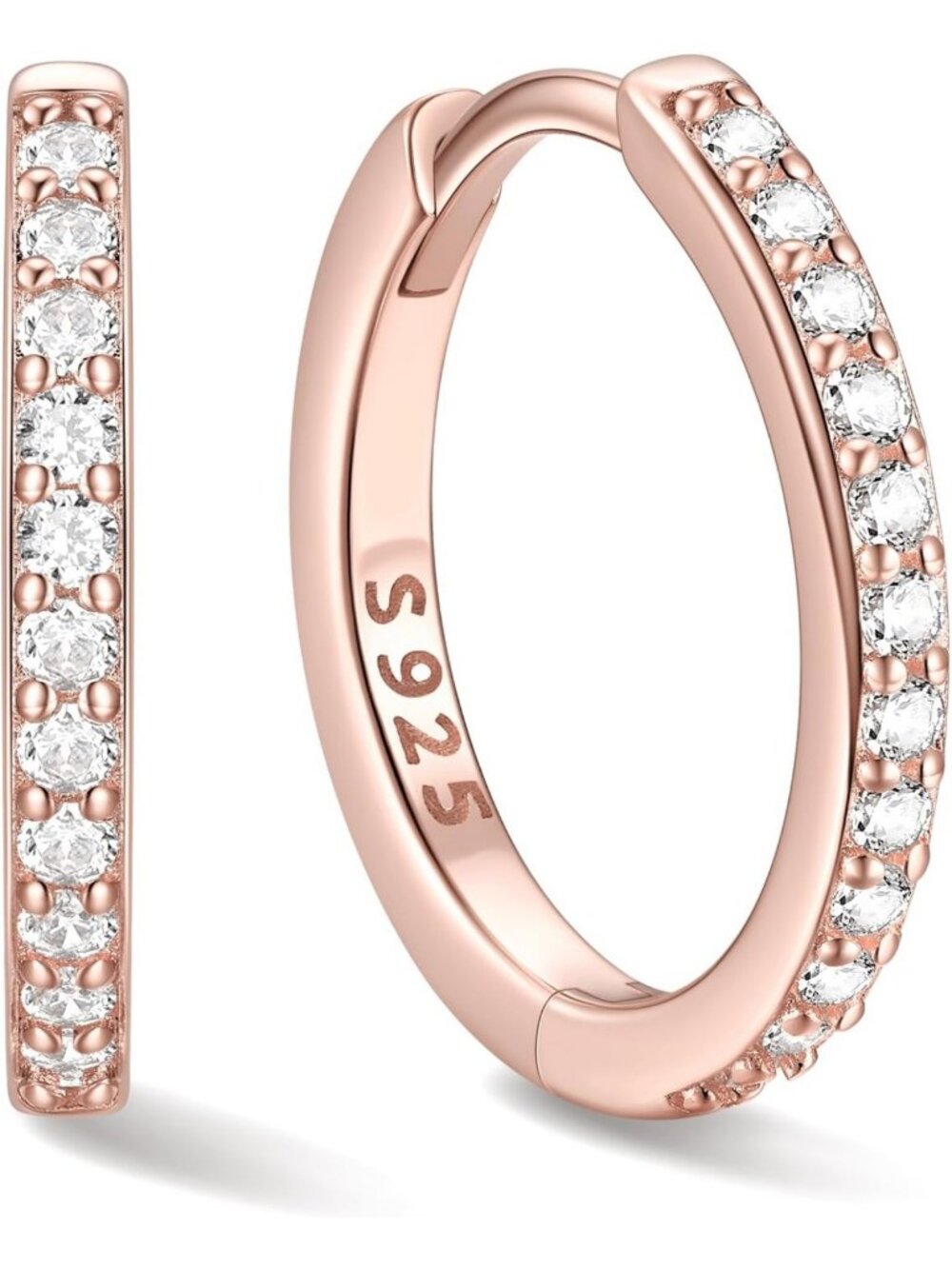 Stylish 925 Sterling Silver Small Hoop Earrings for Women, 6-20MM, Chic Design
